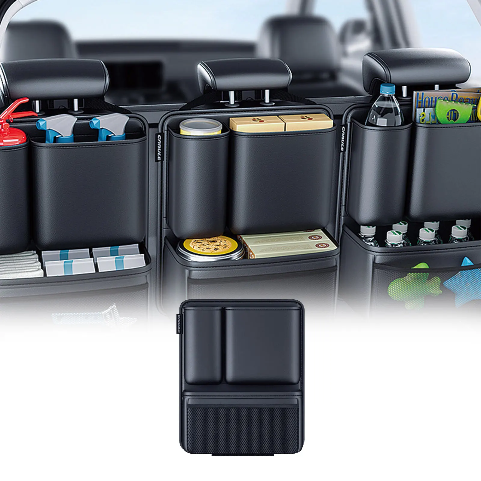 Car Trunk Organizer and Storage Detachable Seat Back Hanging Organizers Pocket Leather Car Accessories for Jeeps, SUVs, Vans
Car Trunk Organizer and Storage Detachable Seat Back Hanging Organizers Pocket Leather Car Accessories for Jeeps, SUVs, Vans