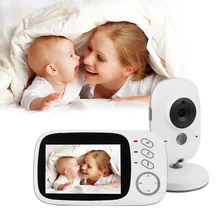 

Baby Monitor inch LCD Wireless Nanny Temperature Monitoring Lullaby Babysitter 2 Way Audio IR Night Vision PK