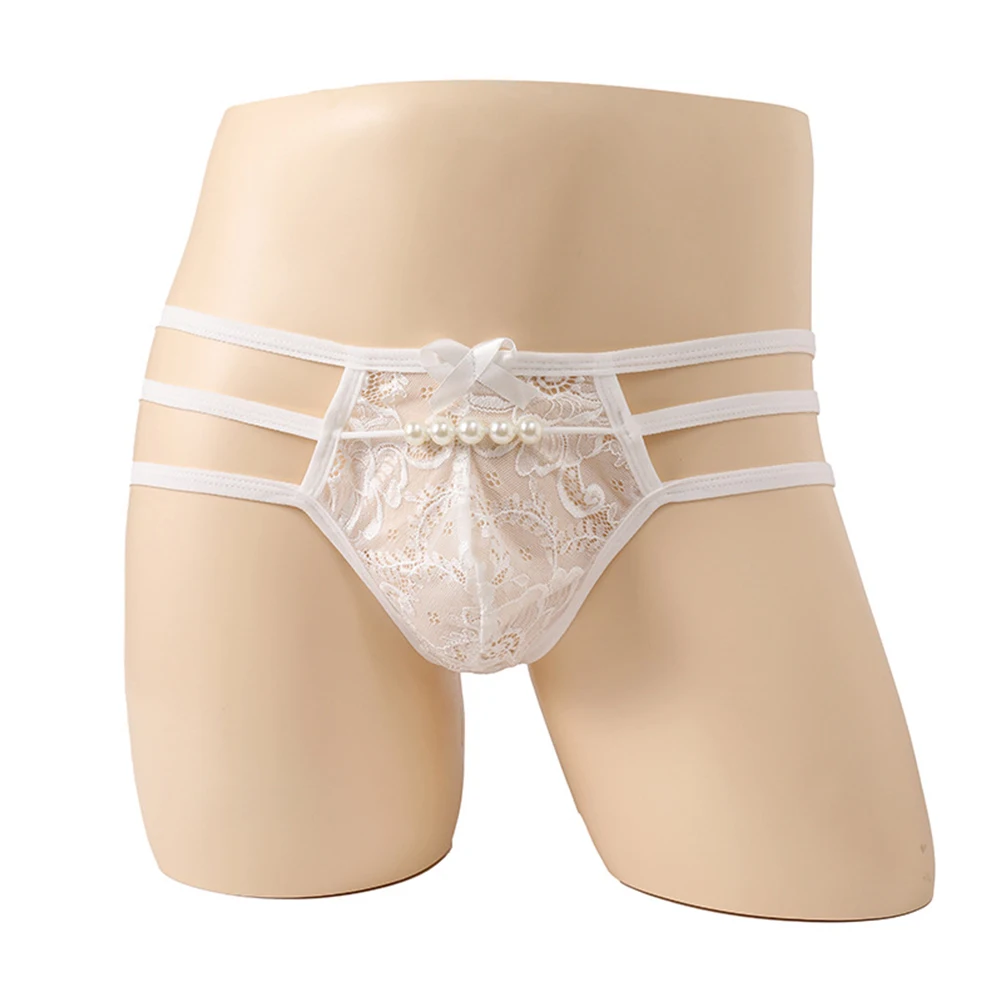 Sexy Mens Sissy Briefs Lace Sheer See-Through G-string Low Rise Underwear Hollow Out Thong Pouch Panties Gay Erotic Lingerie
Sexy Mens Sissy Briefs Lace Sheer See-Through G-string Low Rise Underwear Hollow Out Thong Pouch Panties Gay Erotic Lingerie
