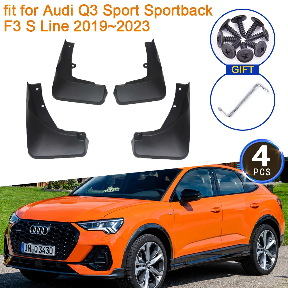 For Audi Q3 Sport Sportback F3 S Line 2019 2020 2021 2022 2023 Mud Guards Rear Wheels Splash Guards SUV Fender Flaps Car Styling
For Audi Q3 Sport Sportback F3 S Line 2019 2020 2021 2022 2023 Mud Guards Rear Wheels Splash Guards SUV Fender Flaps Car Styling