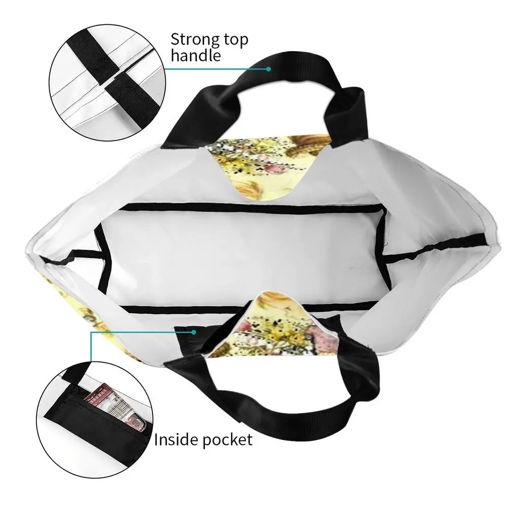 Custom Kawaii Sarah Kay Shopping Canvas Bags Women Portable Large Capacity Groceries Girl Roses And Watering Tote Shopper Bags 19 S101d72a3e9ec42c09737977a92ade20bA