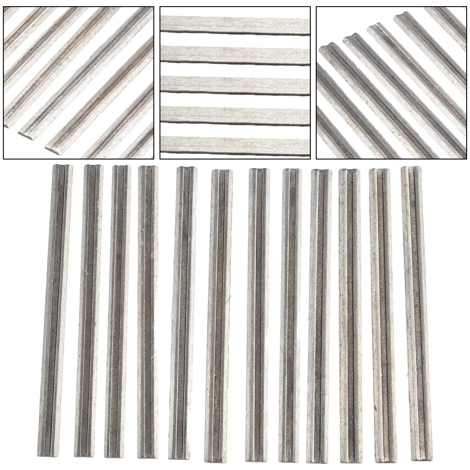 Applicable Mechanical Electric Planer 82mm Specifications Two Cutting Edges 12pcs Type 12pcs Carbide Planer Blades
Applicable Mechanical Electric Planer 82mm Specifications Two Cutting Edges 12pcs Type 12pcs Carbide Planer Blades