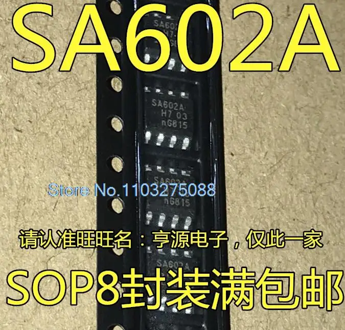 

(5 шт./партия) SA602 SA602A AD sa602ader NE602A AD SOP8 новый оригинальный чип питания со склада