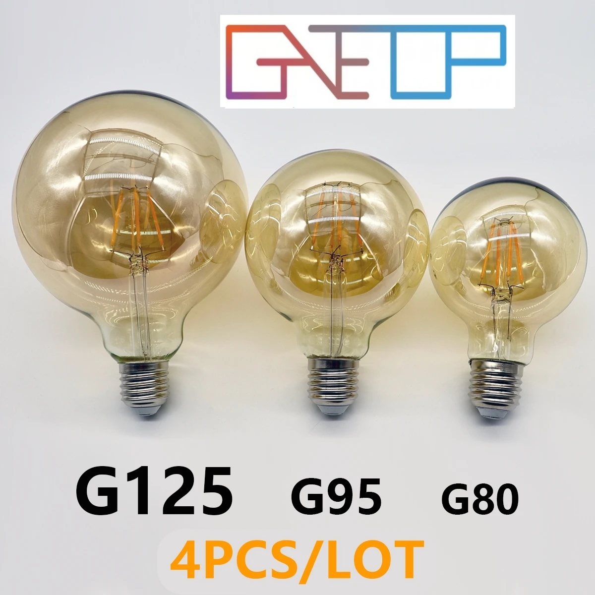 LED retro Edison filament lamp AC220V G80 G95 G125 E27 strobe free warm white light suitable for bar shopping mall home lighting
LED retro Edison filament lamp AC220V G80 G95 G125 E27 strobe free warm white light suitable for bar shopping mall home lighting
