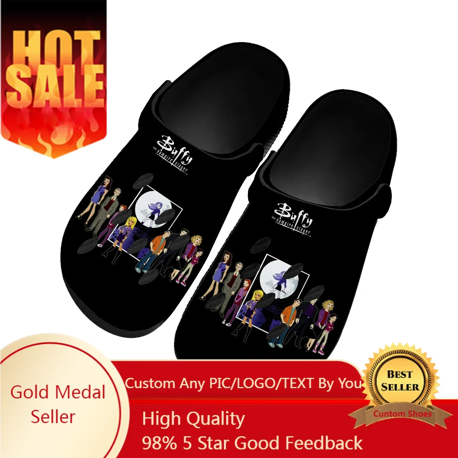 Buffy The Vampire Slayer Cartoon Home Clogs Mens Womens Teenager Custom Made Water Shoe Manga Garden Beach Hole Slippers Sandals
Buffy The Vampire Slayer Cartoon Home Clogs Mens Womens Teenager Custom Made Water Shoe Manga Garden Beach Hole Slippers Sandals