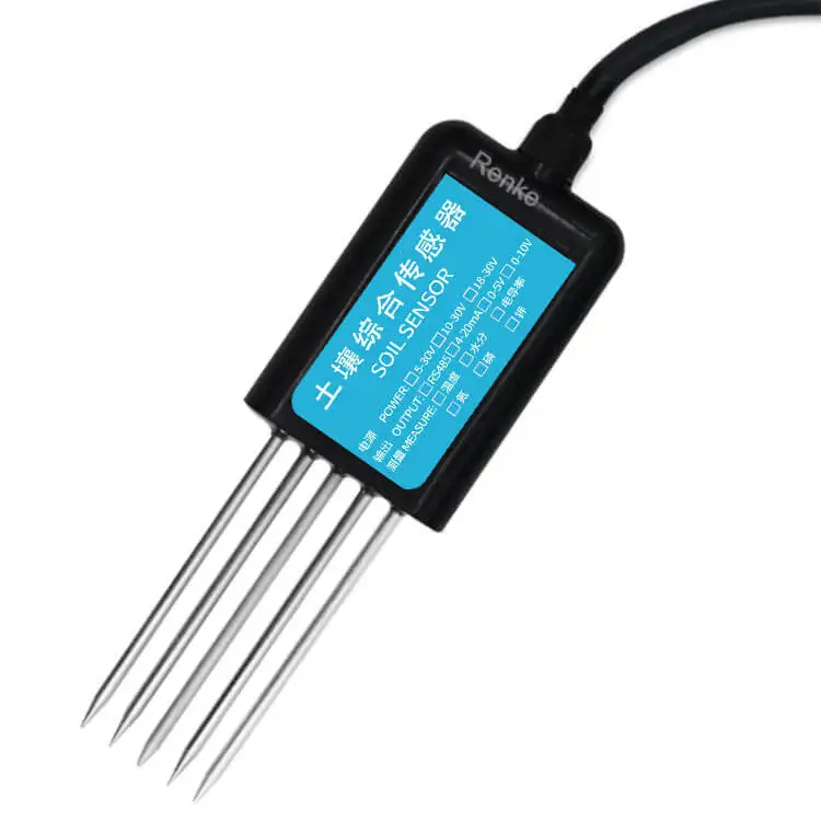 Soil Integrated Transmitter Temperature Humidity EC Npk Ph 7 In 1 Soil Sensor for Agriculture
Soil Integrated Transmitter Temperature Humidity EC Npk Ph 7 In 1 Soil Sensor for Agriculture