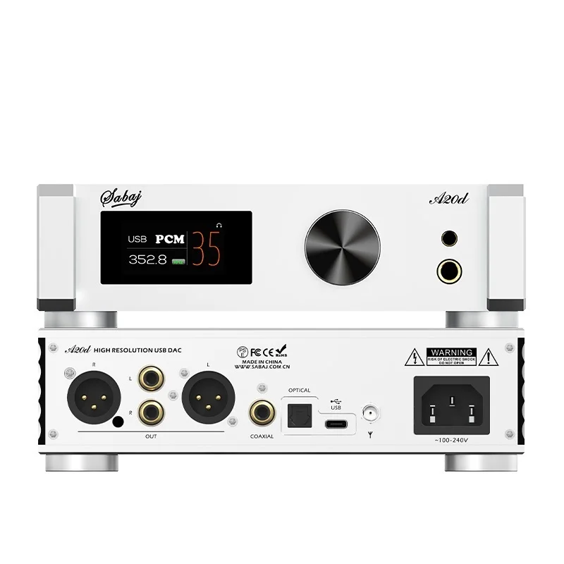 

Новый Bluetooth LDAC MQA-CD Audio DAC Sabaj A20d 2022 версия ES9038PRO OPA1612 XU216 Apt-XHD XLR RCA DSD512 поддержка