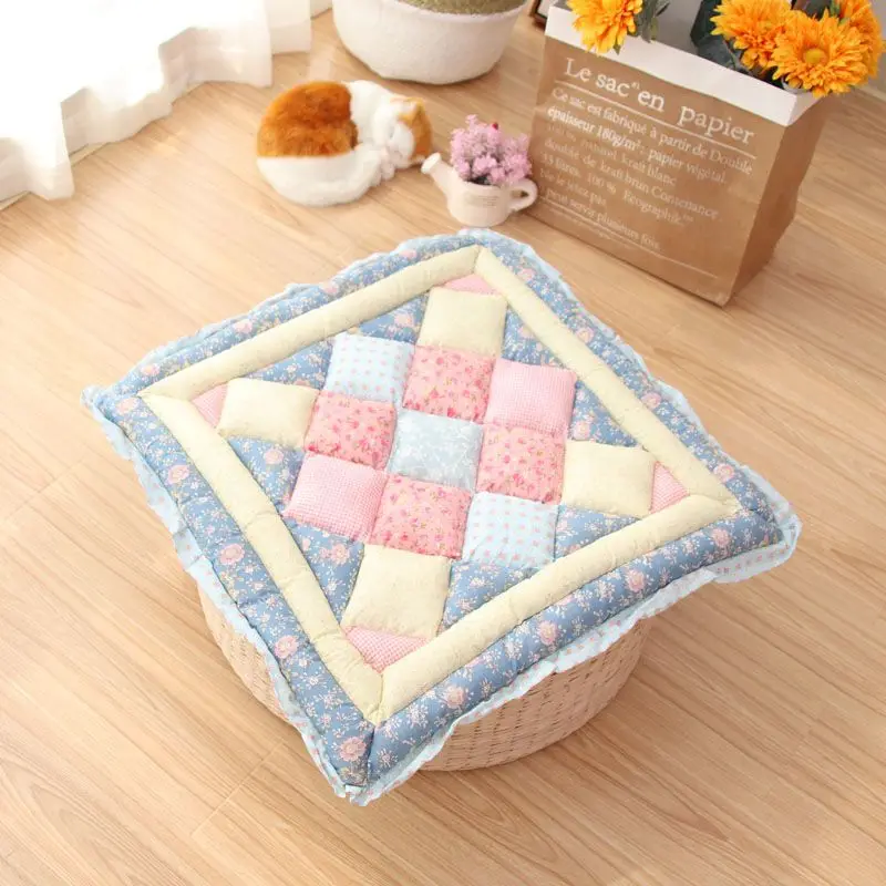 Pastoral Style Cotton Thicken Nonslip Cushion Home Chair Dining Mat Office Student Dormitory Square Soft Cushion Sofa Tatami Mat
Pastoral Style Cotton Thicken Nonslip Cushion Home Chair Dining Mat Office Student Dormitory Square Soft Cushion Sofa Tatami Mat