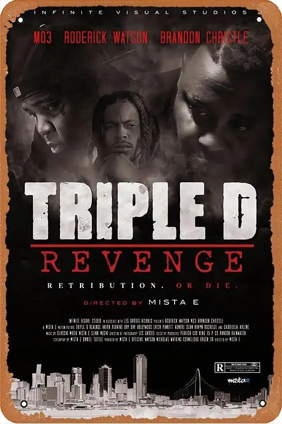 Тройной D месть фильм смешное искусство металлический жестяной знак 8x12 дюймов Настенный декор подарки для дома, улицы, баров, ресторанов, кафе, магазина
Тройной D месть фильм смешное искусство металлический жестяной знак 8x12 дюймов Настенный декор подарки для дома, улицы, баров, ресторанов, кафе, магазина