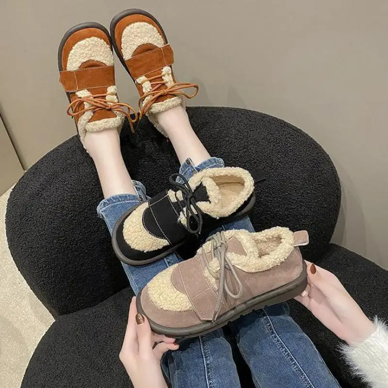 Низкие зимние ботинки, женская плюшевая обувь, женская обувь, плюшевая и утолщенная обувь из хлопка, зимняя утепленная женская обувь в стиле ретро
Низкие зимние ботинки, женская плюшевая обувь, женская обувь, плюшевая и утолщенная обувь из хлопка, зимняя утепленная женская обувь в стиле ретро