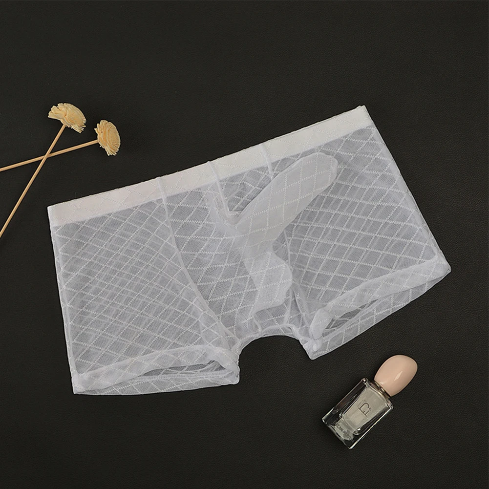 Sexy Men Panties Mesh See-Through Pouch Boxer Briefs Underwear Breathable Low-rise Bikini Underpants Lingerie
Sexy Men Panties Mesh See-Through Pouch Boxer Briefs Underwear Breathable Low-rise Bikini Underpants Lingerie