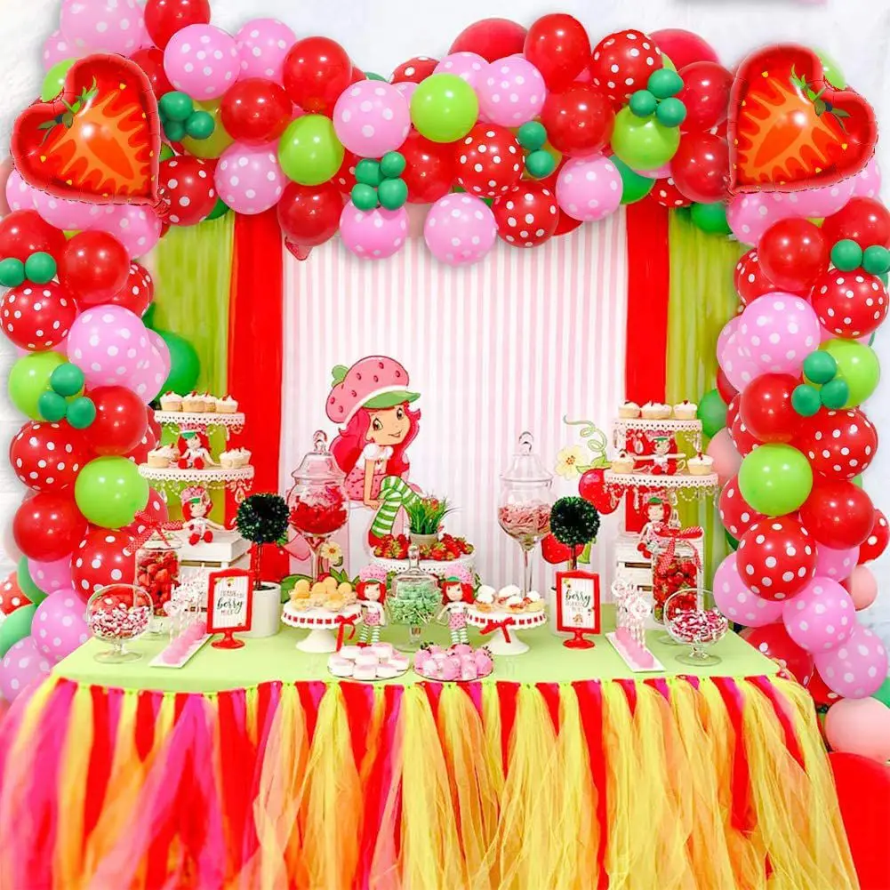 Strawberry Party Balloon Arch Kit Baby Birthday Strawberry Themed Party Decorations Red Pink Berry Summer Fruit Party Decoration
Strawberry Party Balloon Arch Kit Baby Birthday Strawberry Themed Party Decorations Red Pink Berry Summer Fruit Party Decoration