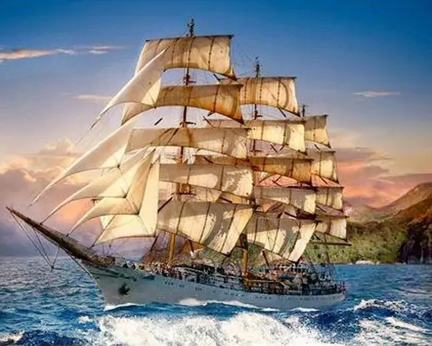 2023 5D DIY Diamond Painting Novelty Mosaic Picture Sailing Boat Home Decoration Full Square/Round Masonry
2023 5D DIY Diamond Painting Novelty Mosaic Picture Sailing Boat Home Decoration Full Square/Round Masonry