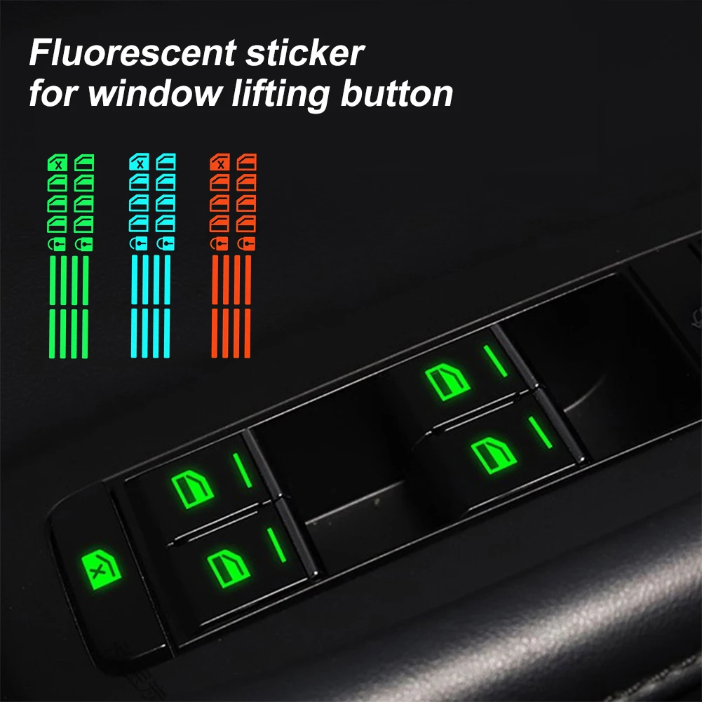 1 Sheet Car Window Button Luminous Sticker Lifter Switch Night Fluorescent Decals Cars Interior Stickers Auto Accessories
1 Sheet Car Window Button Luminous Sticker Lifter Switch Night Fluorescent Decals Cars Interior Stickers Auto Accessories