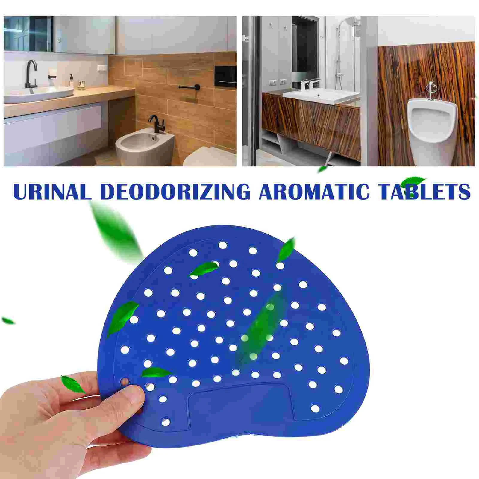 

10 Pcs Urine Pad Toilet Urinal Deodorizer Restroom Filter Mats Urinary Catheter Men Aromatic Scented Pads Plastic Strainer