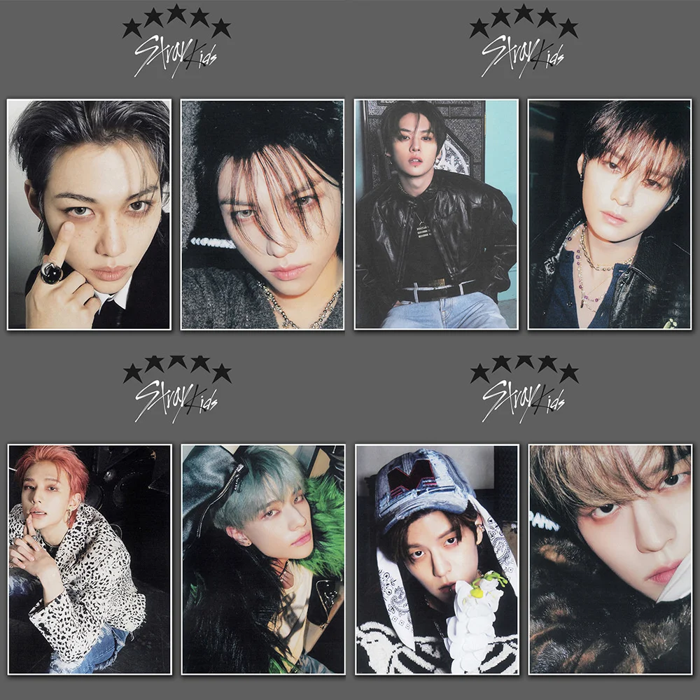 Kpop Stray Kids Lomo Albums 5 STAR Self-adhesive Poster Bang Chan Lee Know Felix HYUNJIN High Quality Photo Wall Stickers
Kpop Stray Kids Lomo Albums 5 STAR Self-adhesive Poster Bang Chan Lee Know Felix HYUNJIN High Quality Photo Wall Stickers
