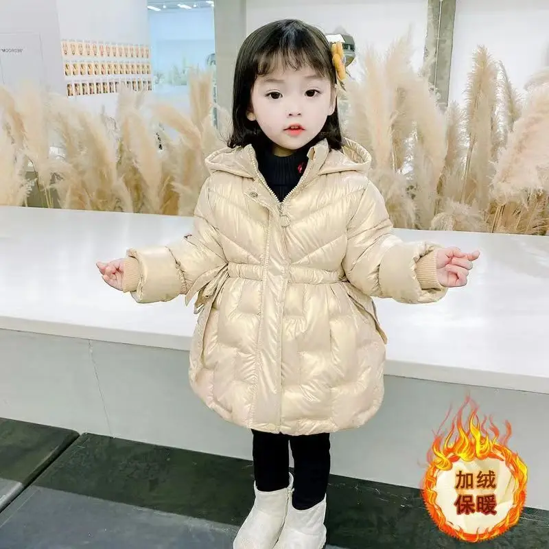 New Fashion Baby Girls Winter Jacket Cotton Padded Toddler Teens Hooded Long Coat Kids Flower Thick Child Outerwear 
New Fashion Baby Girls Winter Jacket Cotton Padded Toddler Teens Hooded Long Coat Kids Flower Thick Child Outerwear
