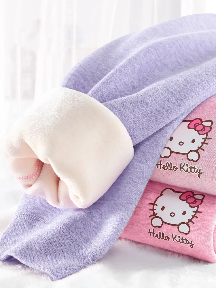Детские теплые штаны Hello Kitty Sanrio, Мультяшные длинные штаны для девочек, Хлопковые Штаны, осенние и зимние теплые штаны, бархатные леггинсы
Детские теплые штаны Hello Kitty Sanrio, Мультяшные длинные штаны для девочек, Хлопковые Штаны, осенние и зимние теплые штаны, бархатные леггинсы