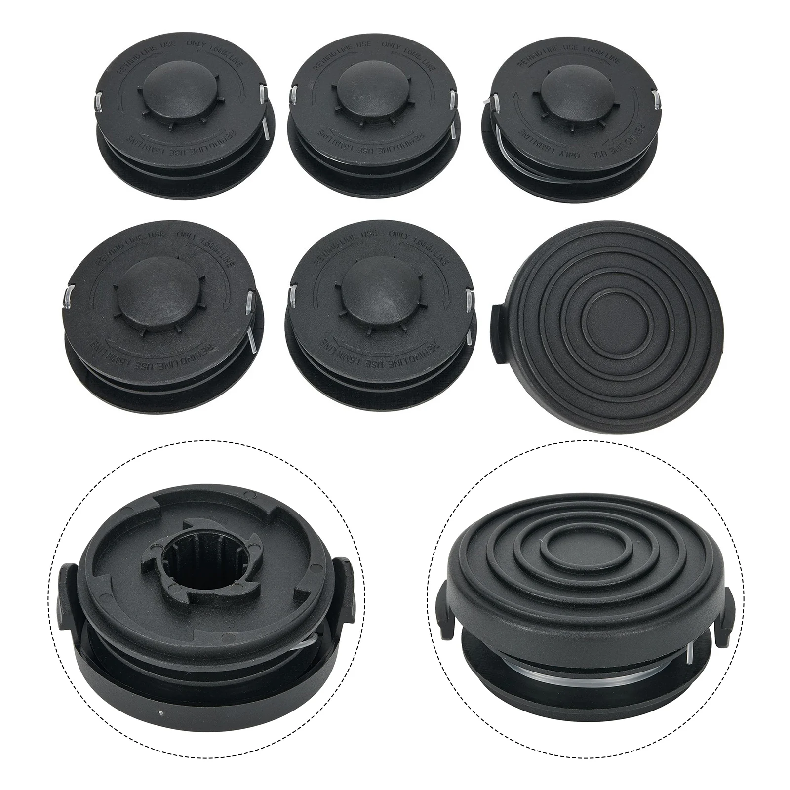 

Spools Cap Cover Spool Head Practical Solid Black Delicate Durable Easy To Install For EINHELL GC-ET 4530 Brand New