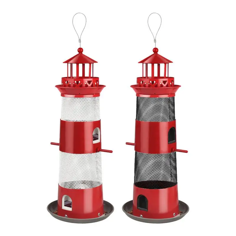 Metal Lighthouse Bird Feeder Multi-layer Garden Bird Feeder Squirrel Proof Rain Proof Outdoor Hanging Birds Feeder Garden Decor
Metal Lighthouse Bird Feeder Multi-layer Garden Bird Feeder Squirrel Proof Rain Proof Outdoor Hanging Birds Feeder Garden Decor