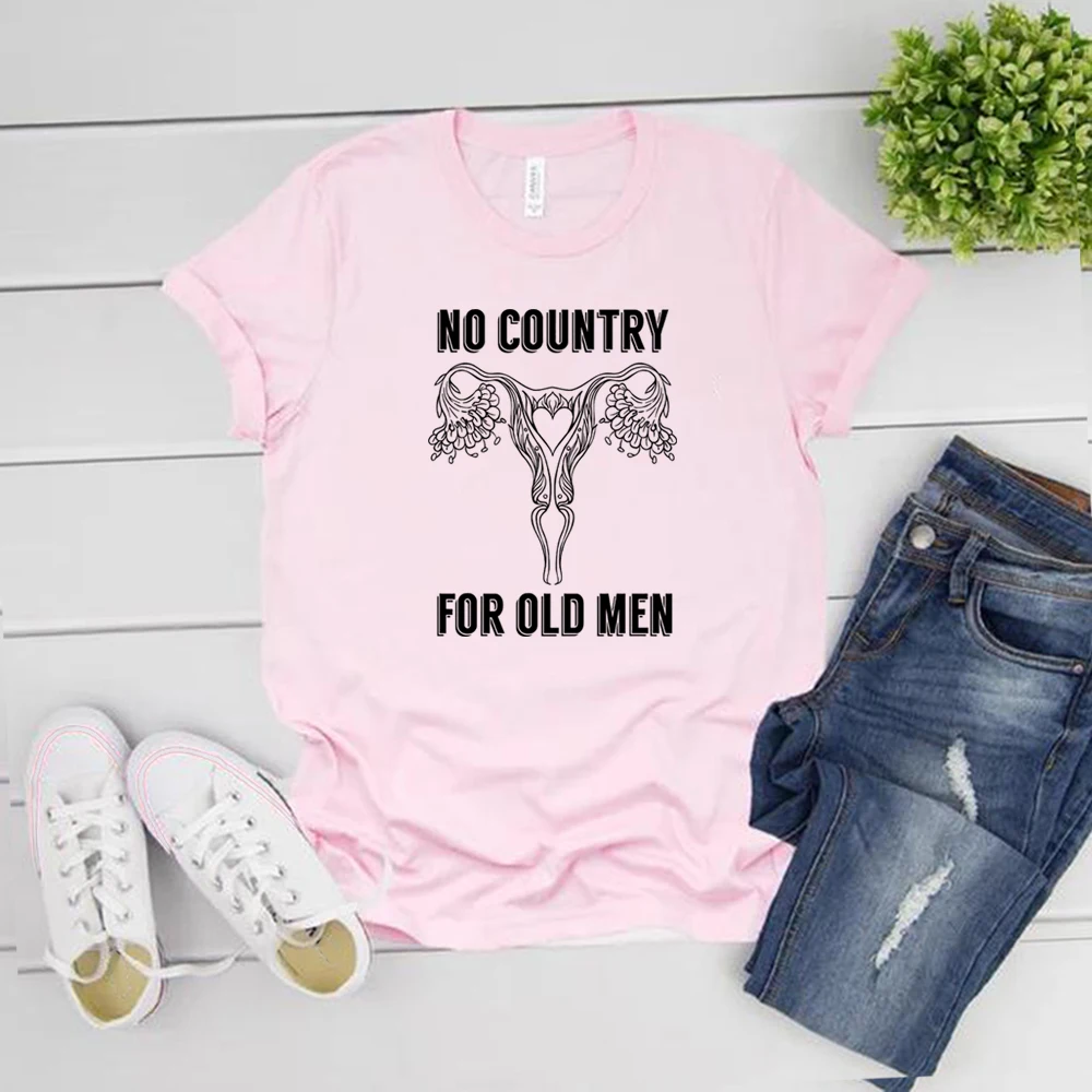 No Country for Old Men T-shirt Uterus Pro Choice T Shirt Women Feminist Tee My Body My Choice Tshirt Abortion Rights T-Shirt Top
No Country for Old Men T-shirt Uterus Pro Choice T Shirt Women Feminist Tee My Body My Choice Tshirt Abortion Rights T-Shirt Top