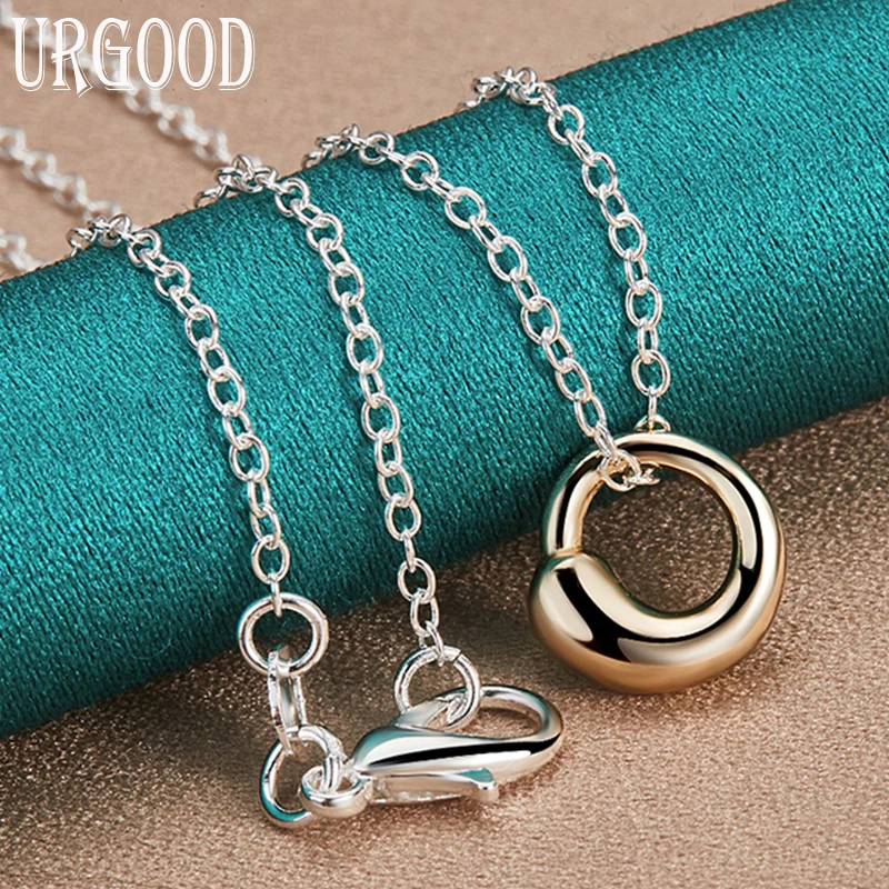 925 Sterling Silver Gold Water Droplet Pendant Necklace 16-30 Inch Chain For Women Party Engagement Wedding Fashion Jewelry
925 Sterling Silver Gold Water Droplet Pendant Necklace 16-30 Inch Chain For Women Party Engagement Wedding Fashion Jewelry