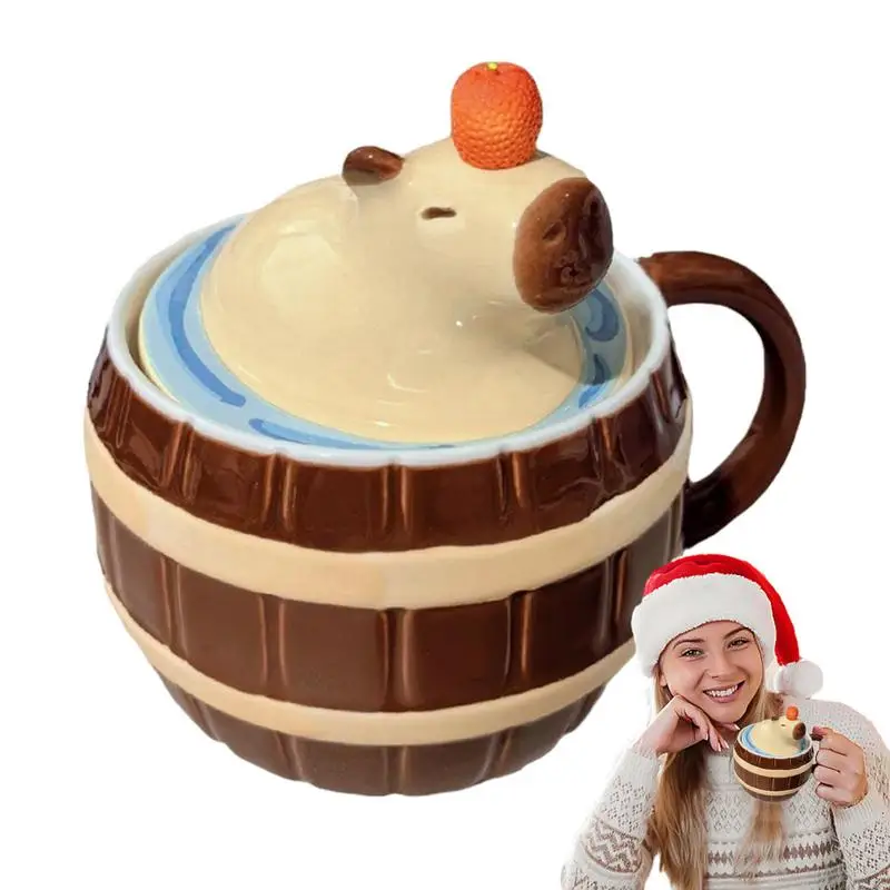 Capybara Coffee Cups 450ml Coffee Cups Holiday Mugs Kawaii Aesthetic Mug Cartoon Capybara Kawaii Aesthetic Mug with Easy-to-Hold
Capybara Coffee Cups 450ml Coffee Cups Holiday Mugs Kawaii Aesthetic Mug Cartoon Capybara Kawaii Aesthetic Mug with Easy-to-Hold