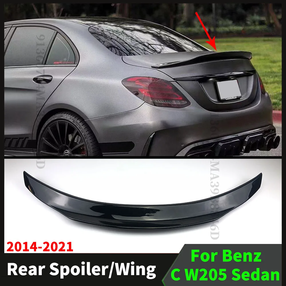 For Mercedes Benz C W205 Sedan and C43 C63 AMG 4Door 2014-2021 Rear Trunk Spoiler Wing Tail Boot Lip Refit Deflector Tuning Trim
For Mercedes Benz C W205 Sedan and C43 C63 AMG 4Door 2014-2021 Rear Trunk Spoiler Wing Tail Boot Lip Refit Deflector Tuning Trim