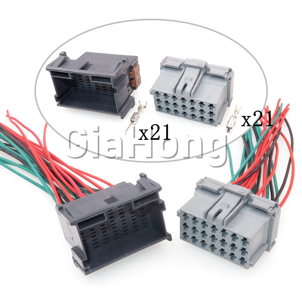 1 Set 21 Ways Starter Accessories 8-968975-2 1-967630-2 Automobile Unsealed Connector Car Wiring Harness Socket With Terminal
1 Set 21 Ways Starter Accessories 8-968975-2 1-967630-2 Automobile Unsealed Connector Car Wiring Harness Socket With Terminal