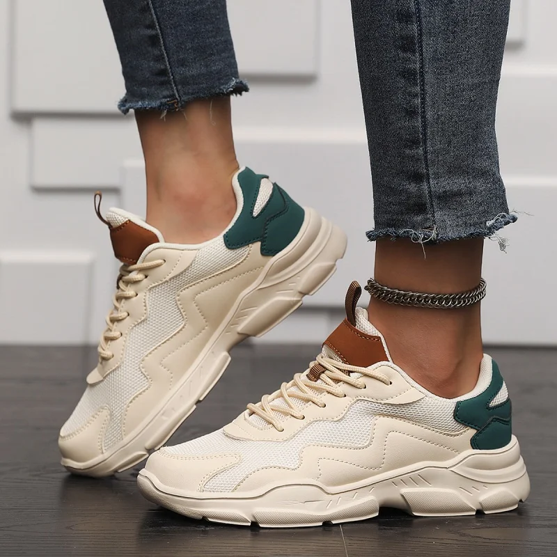 أحذية رياضية نسائية ريترو أحذية ركض قابلة للتنفس أحذية مشي عصرية ذات نعل سميك أحذية رياضية كاجوال متعددة الاستخدامات أحذية رياضية نسائية ريترو أحذية ركض قابلة للتنفس أحذية مشي عصرية ذات نعل سميك أحذية رياضية كاجوال متعددة الاستخدامات