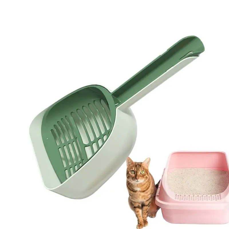 

Litter Box Scooper Integrated Litter Shovel With Holder Removable Cat Litter Scoop Holder For Living Room Bedroom Balcony Cat