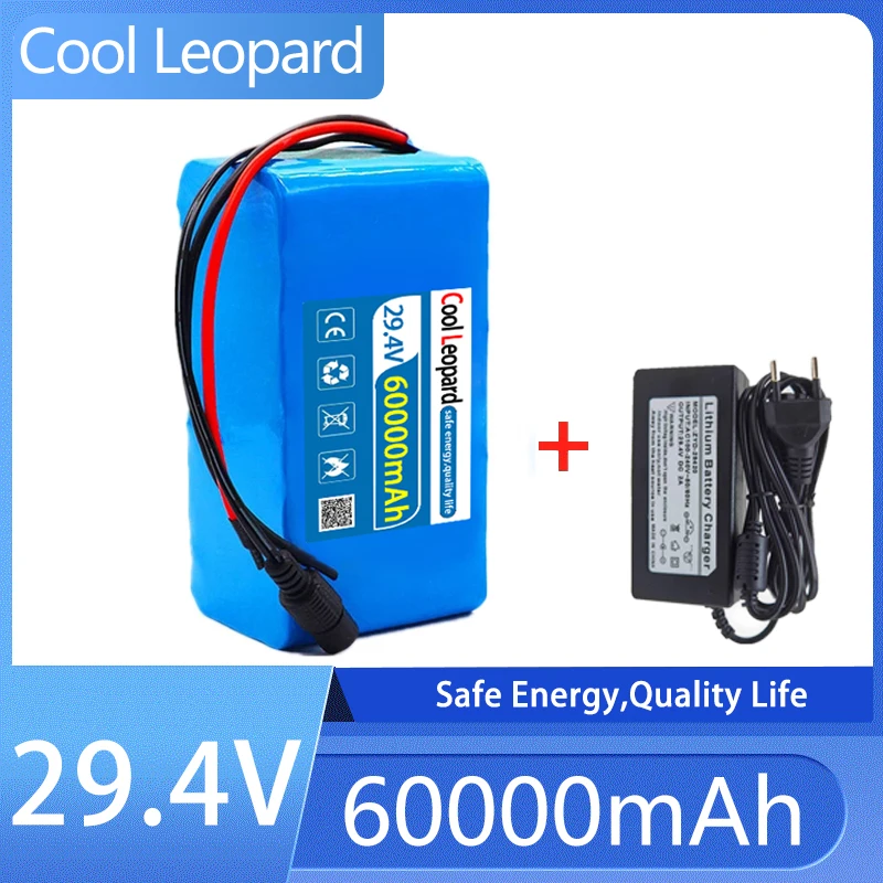24V 60Ah 7S3P 18650 Battery Lithium Battery 29.4v 60000mAh Electric Bicycle Moped Electric Lithium ion Battery Pack +Charger
24V 60Ah 7S3P 18650 Battery Lithium Battery 29.4v 60000mAh Electric Bicycle Moped Electric Lithium ion Battery Pack +Charger