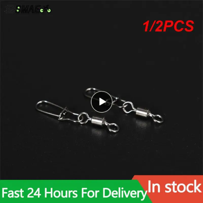 1/2PCS Stainless Steel Fishing Connector Pin Bearing Rolling Swivel Snap Pins Fishing Tackle Accessories With Box For Fishing
1/2PCS Stainless Steel Fishing Connector Pin Bearing Rolling Swivel Snap Pins Fishing Tackle Accessories With Box For Fishing