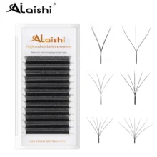 W Shaped Bloom 2D 3D 4D 5D 6D 7D 8D Automatic Flowering Premade Fans Eyelashes Extensions Natural Soft YY Individual Lashes