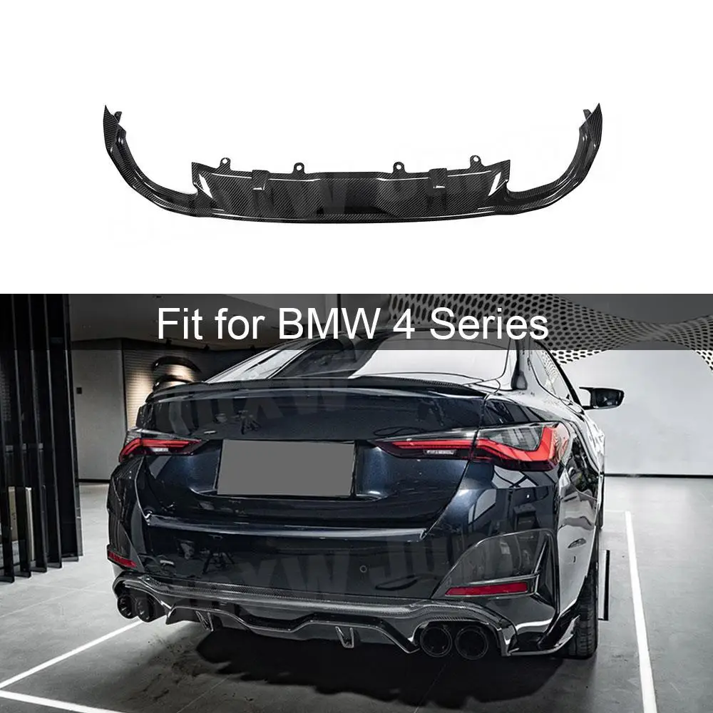 

Dry Carbon Fiber FRP Rear Bumper Lip Diffuser Spoiler Car Bodykits Accessories Styling for BMW 4 Series G26 M Sport Sedan 2020+