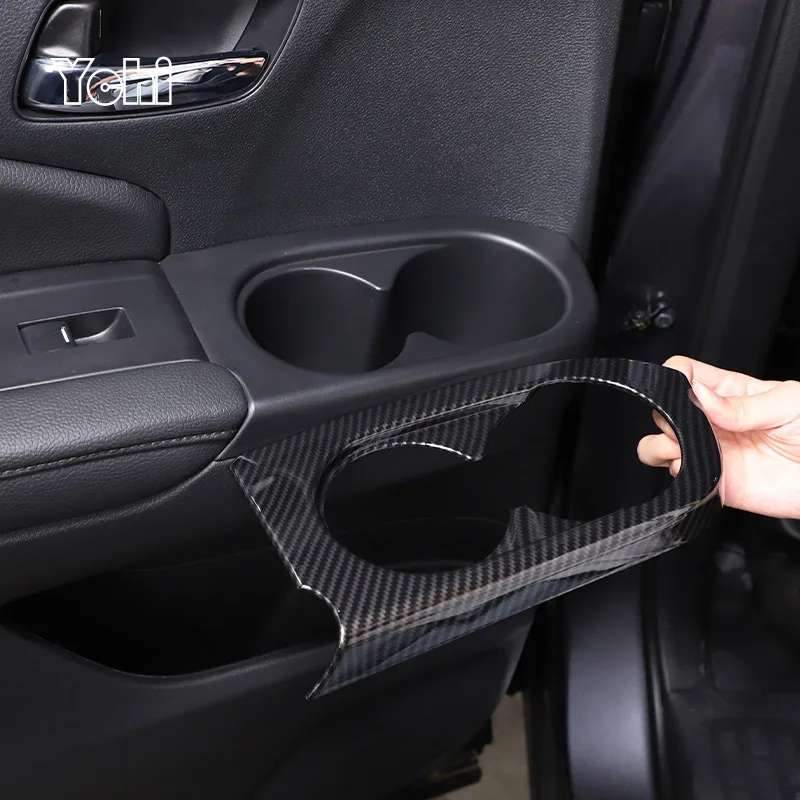 ABS Carbon fiber /Red Car Rear Door Cup Holder Frame Cover Decorative Sticker Car Interior Accessories For Honda Pilot 2015-2022
ABS Carbon fiber /Red Car Rear Door Cup Holder Frame Cover Decorative Sticker Car Interior Accessories For Honda Pilot 2015-2022