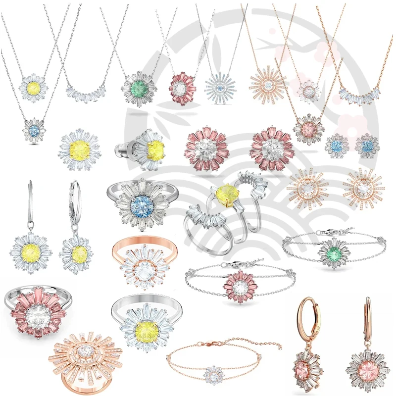 SWA Sunflower Earrings Necklace Bracelet Luxury Women's Romantic Gift2023 Original Fashion Premium Jewelry Set Charm
SWA Sunflower Earrings Necklace Bracelet Luxury Women's Romantic Gift2023 Original Fashion Premium Jewelry Set Charm