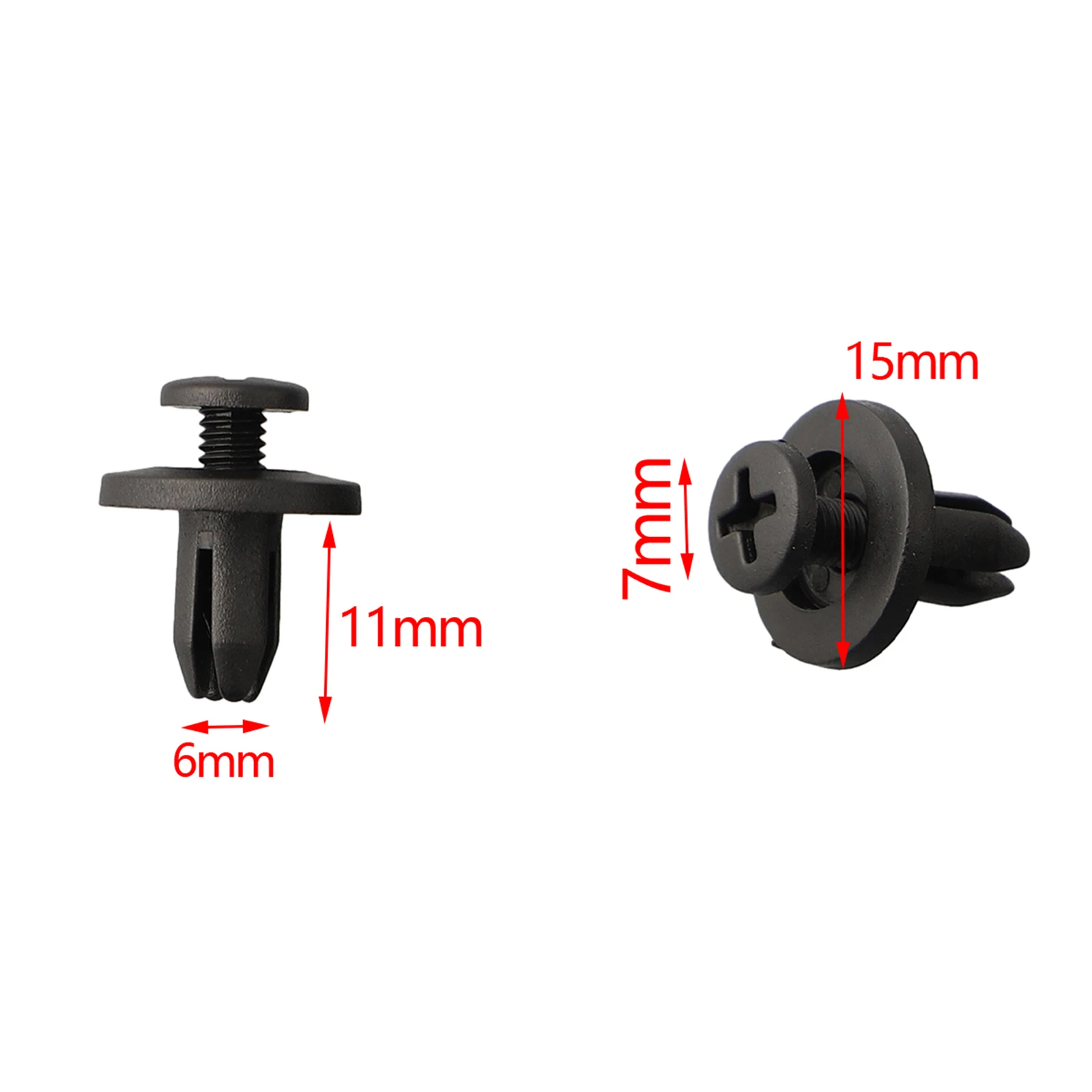 Durable High Quality Clips Kit Moulding Accessories Black Fastener Plastic Push Pin Rivet Side Skirts Trim Truck Universal
Durable High Quality Clips Kit Moulding Accessories Black Fastener Plastic Push Pin Rivet Side Skirts Trim Truck Universal
