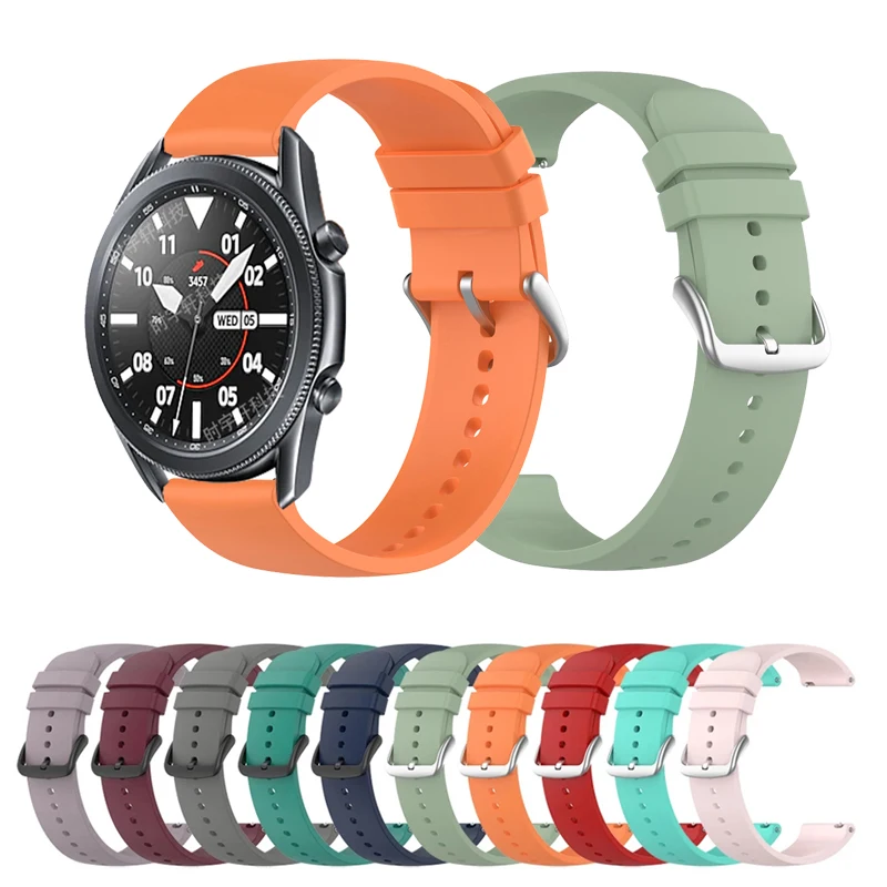 Ремешок силиконовый для Samsung Galaxy Watch 3 41 мм 45 мм, спортивный браслет для Galaxy Active 2 40 44 /Gear S3 S2, 22 мм 20 мм
Ремешок силиконовый для Samsung Galaxy Watch 3 41 мм 45 мм, спортивный браслет для Galaxy Active 2 40 44 /Gear S3 S2, 22 мм 20 мм