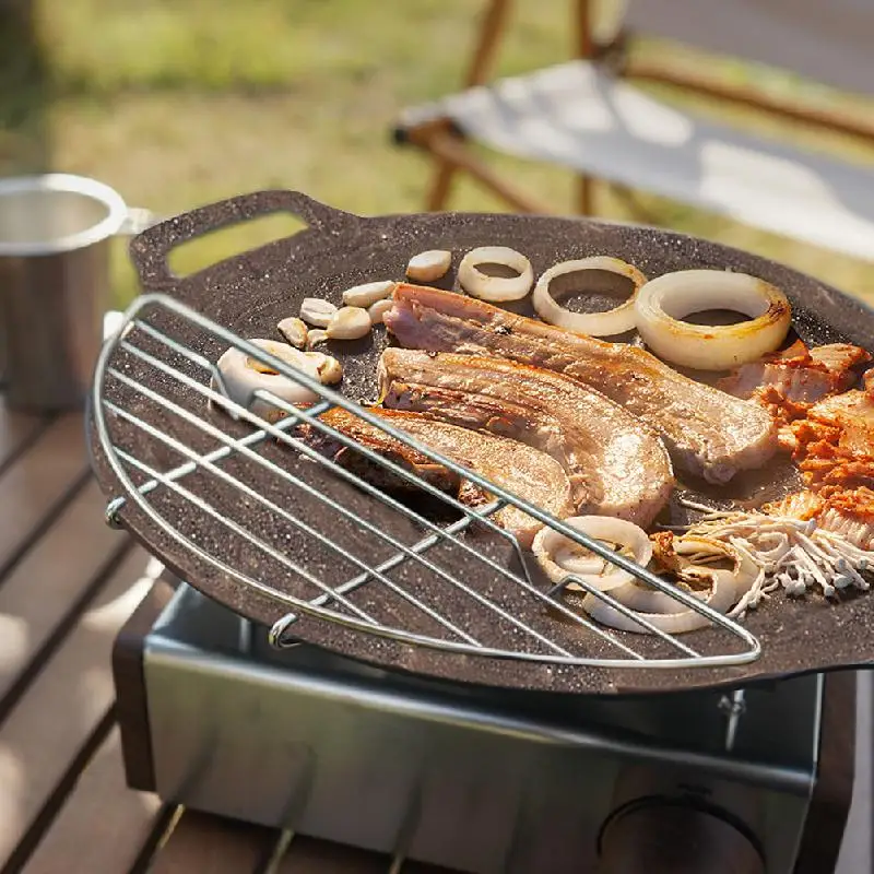 BBQ Grate Tool Stainless Steel Barbecue Grid Camping Cooking Baking Net Cooling Rack Wire Grid Cake Food Rack Fire Cooking Grill
BBQ Grate Tool Stainless Steel Barbecue Grid Camping Cooking Baking Net Cooling Rack Wire Grid Cake Food Rack Fire Cooking Grill