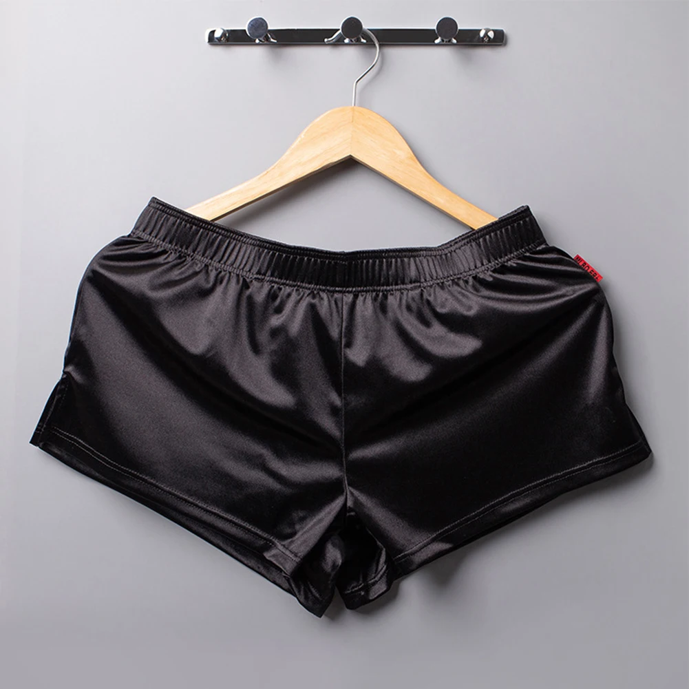 Mens Glossy Boxer Trunks Male Smooth Panties Soft Comfortable Pyjamas Shorts Underpants Sexy Side Split Lounge Pants Sleepwear
Mens Glossy Boxer Trunks Male Smooth Panties Soft Comfortable Pyjamas Shorts Underpants Sexy Side Split Lounge Pants Sleepwear