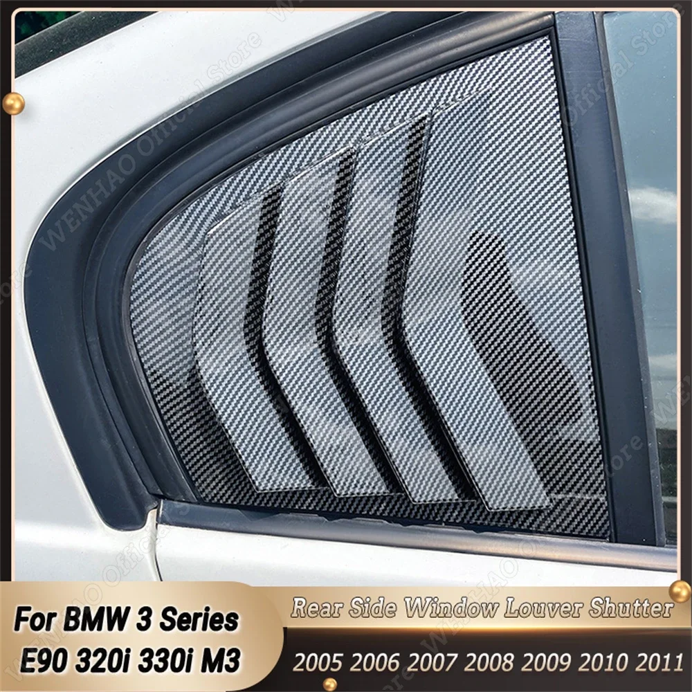 2PCs ABS Rear Side Window Louver Shutter Triangle Decoration Modified Accessories For BMW 3 Series E90 320i 330i M3 2005-2011
2PCs ABS Rear Side Window Louver Shutter Triangle Decoration Modified Accessories For BMW 3 Series E90 320i 330i M3 2005-2011