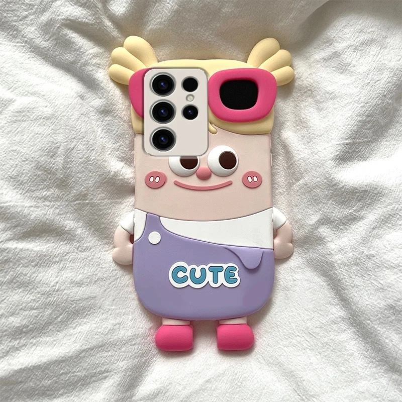 3D Cute Girl Phone Case for Sansung Galaxy S20 S10 S21 S22 S23 Ultra INS Cartoon Sunglass Maiden Soft Phone Cover
3D Cute Girl Phone Case for Sansung Galaxy S20 S10 S21 S22 S23 Ultra INS Cartoon Sunglass Maiden Soft Phone Cover
