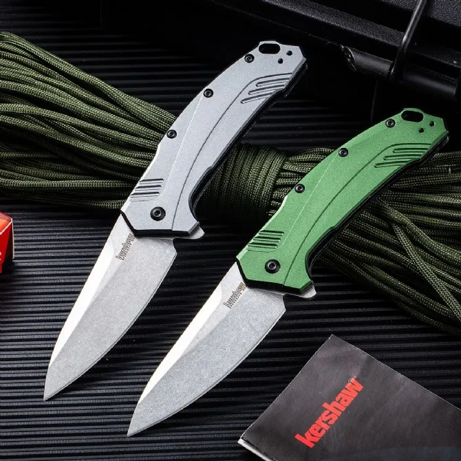 

Kershaw 1776 Folding Pocket Outdoor Military Knife 9CR13 Blade Aluminum Handle Hunting Survival Tactical Camping Knives EDC Tool