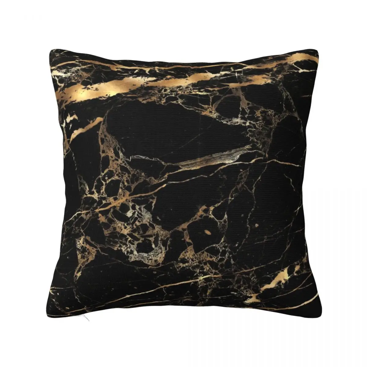 

Black Marble Gold Veins Throw Pillow Luxury Living Room Decorative Cushions home decor items Cusions Cover