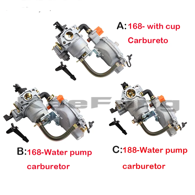LPG NG Carburetor Dual Fuel LPG Conversion Kit for 2KW 3KW 5KW 6.5KW 168F 188F 190F 13P Water Pump LPG-168F/188F
LPG NG Carburetor Dual Fuel LPG Conversion Kit for 2KW 3KW 5KW 6.5KW 168F 188F 190F 13P Water Pump LPG-168F/188F