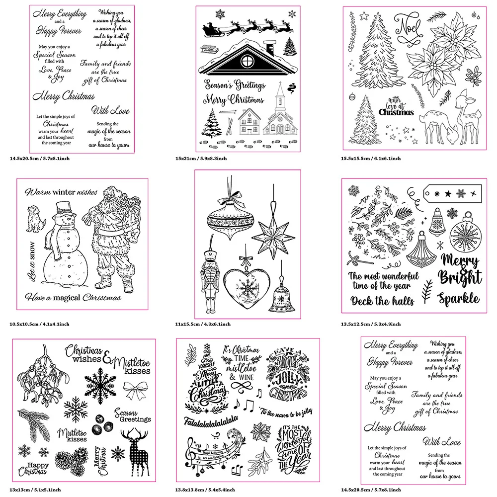 2023 Christmas Clear Stamps Seal for DIY Scrapbooking Card Transparent Stamps Making Photo Album Crafts Decoration New Stamps
2023 Christmas Clear Stamps Seal for DIY Scrapbooking Card Transparent Stamps Making Photo Album Crafts Decoration New Stamps