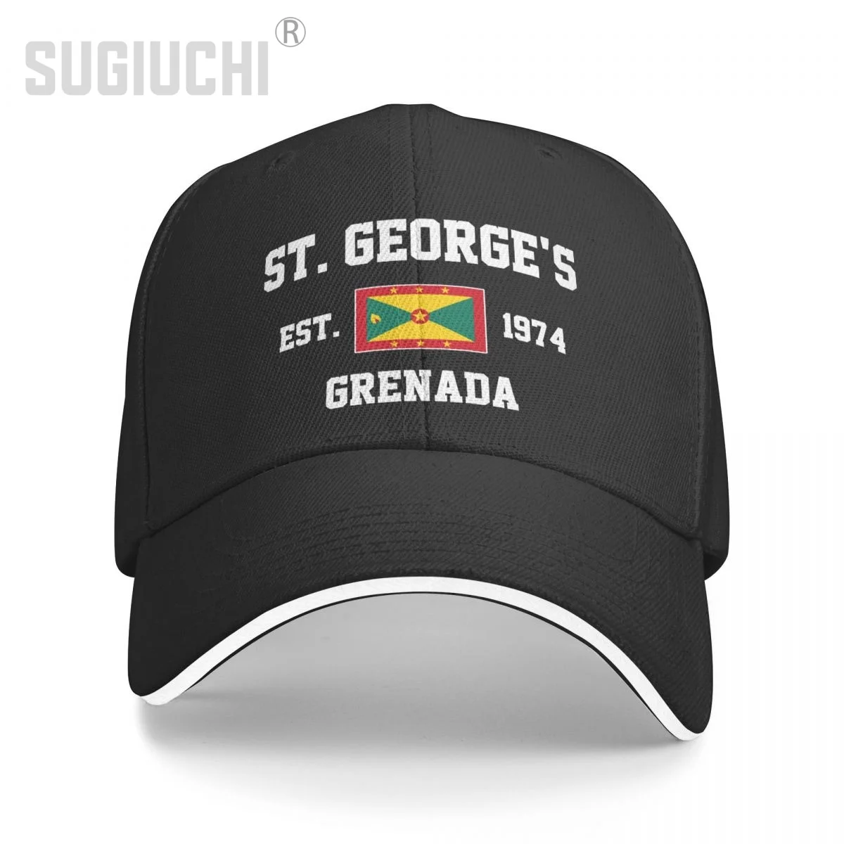 

Baseball Cap Grenada EST.1974 St. George's Capital Men Women Unisex Hip Hop Sandwich Caps Snapback Golf Hat Fishing