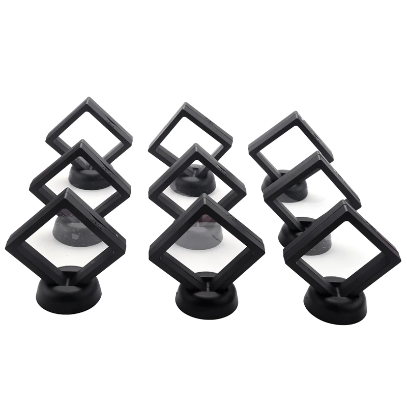 Coin Display Box - Set Of 10 3D Floating Frame Display Holder With Stands For Challenge Coins, AA Medallions, Jewelry, Black, 2.
Coin Display Box - Set Of 10 3D Floating Frame Display Holder With Stands For Challenge Coins, AA Medallions, Jewelry, Black, 2.