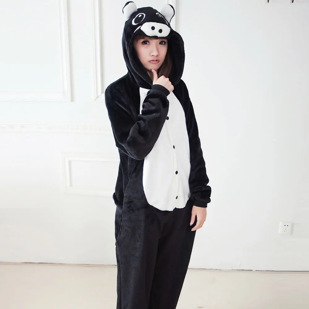 

Women Unicorn Kigurumi Pajama Panda Bear Adult Animal Onesie Men Couple Winter Pyjamas Suit Sleepwear Flannel Pijama Kids